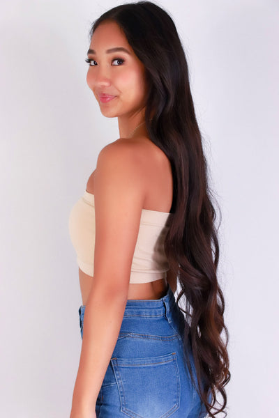 Jeans Warehouse Hawaii - TANK/TUBE SOLID BASIC - ALL YOU NEED BANDEAU | By AMBIANCE APPAREL