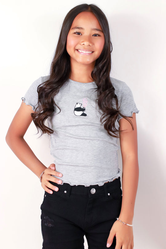 PANDA TOP | KIDS SIZE 7-16
