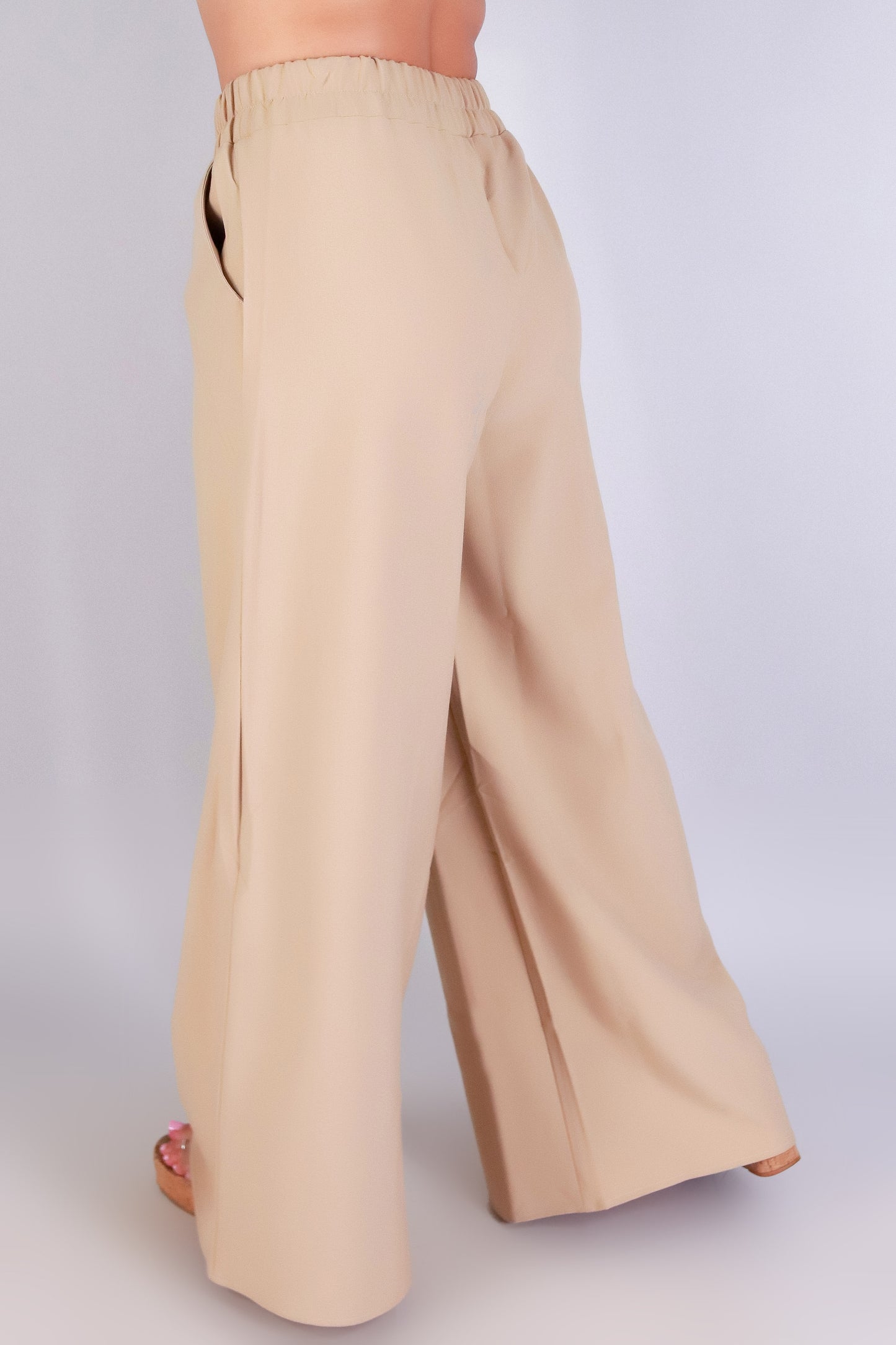 Jeans Warehouse Hawaii - SOLID WOVEN PANTS - SET THE TONE PANTS | By OLIVE & CO