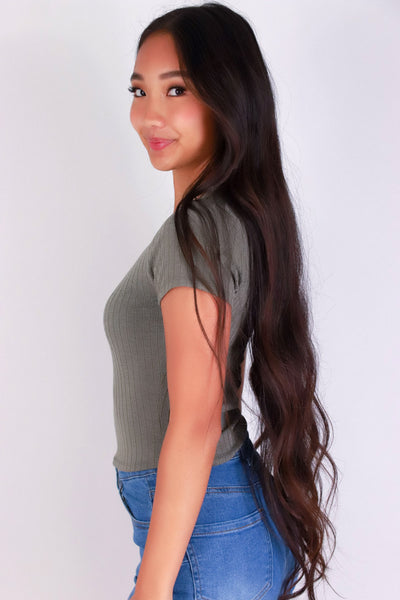 Jeans Warehouse Hawaii - S/S SOLID BASIC - THE EVERYDAY CROP TOP | By CRESCITA APPAREL/SHINE I