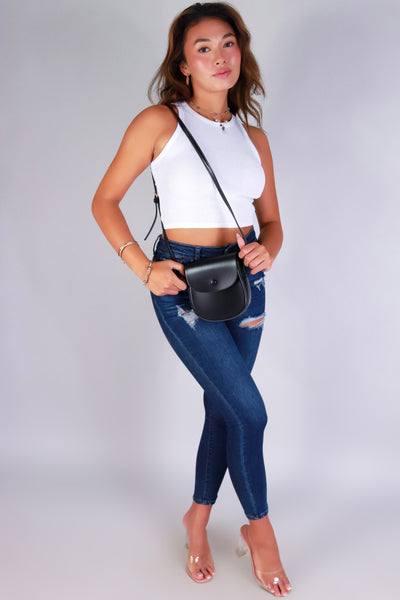 Jeans Warehouse Hawaii - HANDBAGS - CROSSBODY SADDLE BAG | By GREENWELL PROMOTIONS LTD