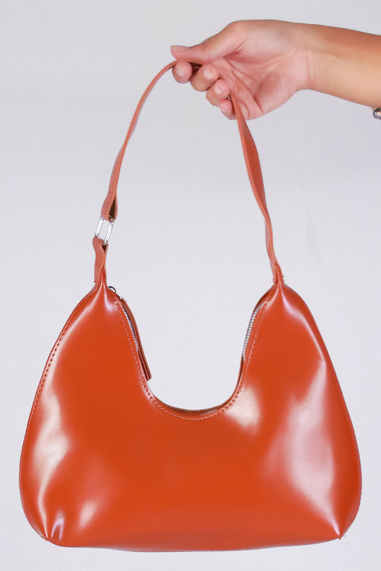 BASIC ZIP SHOULDER BAG