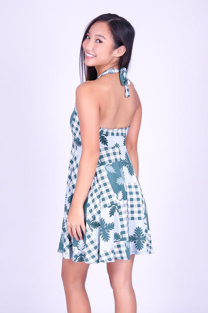 ULU PALAKA HALTER DRESS