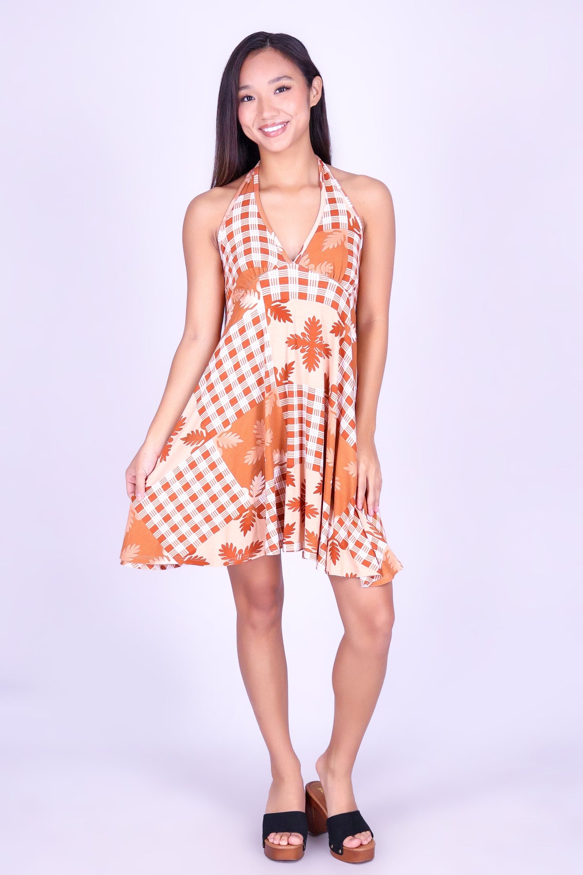 ULU PALAKA HALTER DRESS