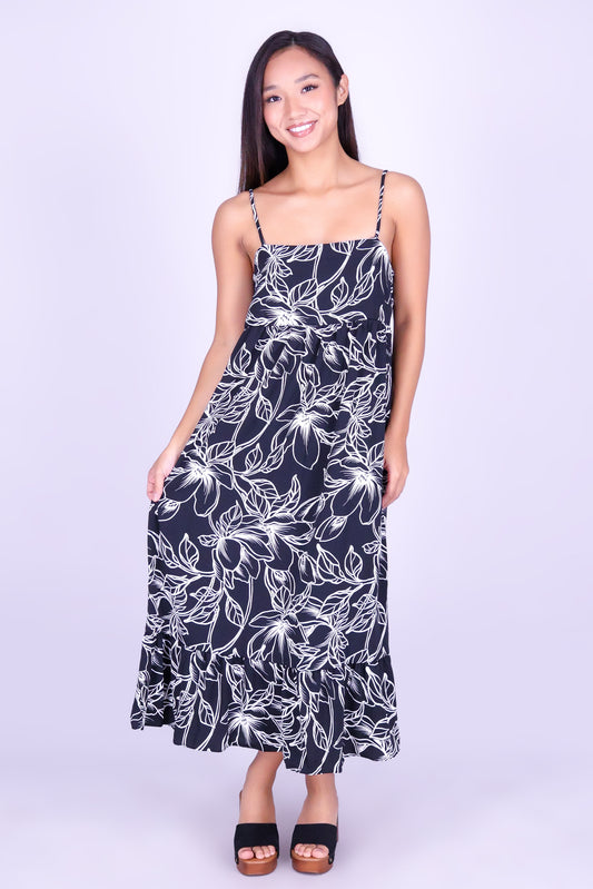 SOFTLY IN BLOOM MIDI DRESS