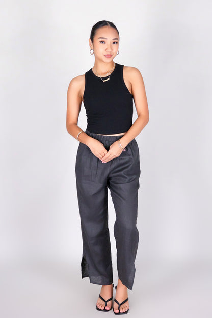 THE LINEN FLOW CAPRI'S