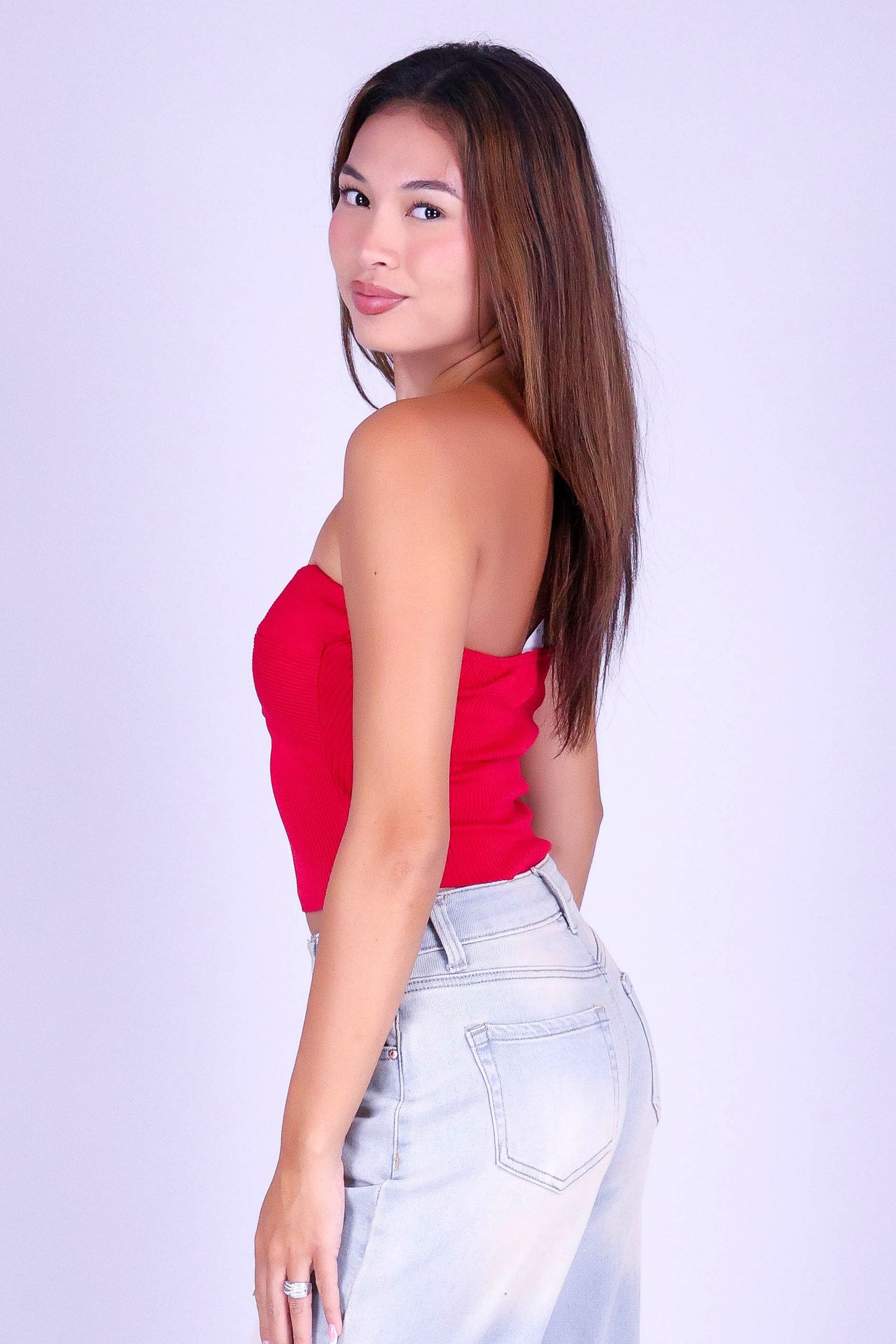 RARE ENERGY SWEATER TUBE TOP
