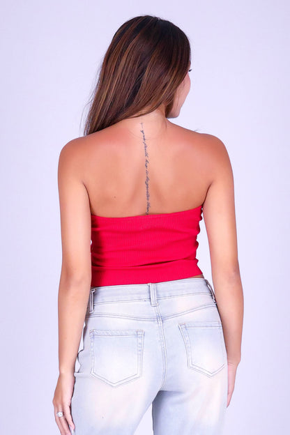 RARE ENERGY SWEATER TUBE TOP