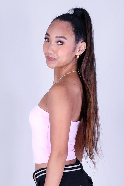 UNTIL FOREVER CROP TUBE TOP