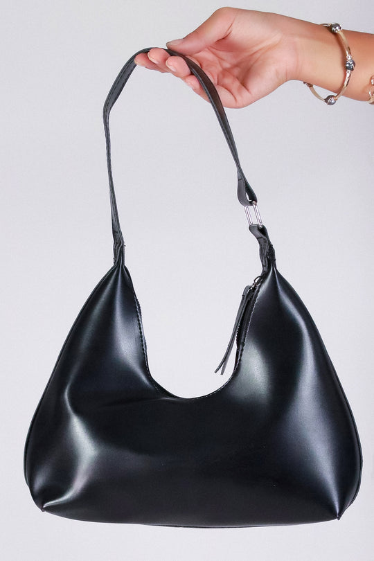 BASIC ZIP SHOULDER BAG