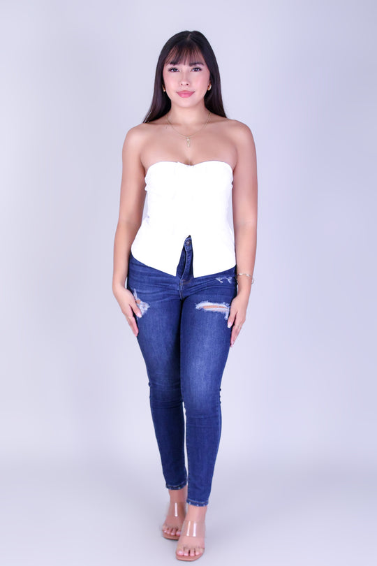 TIED TO YOU TUBE TOP