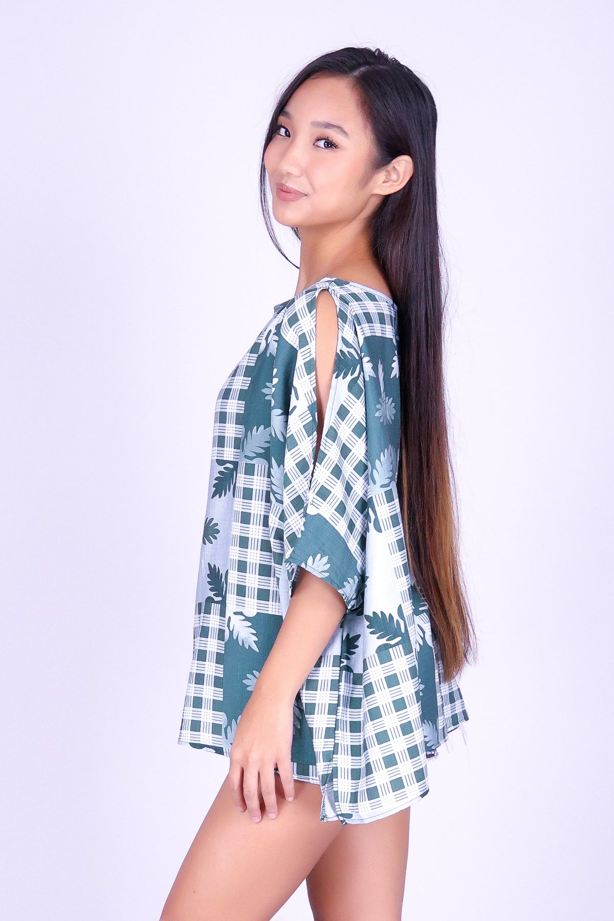 ULU PALAKA COLD SHOULDER TOP