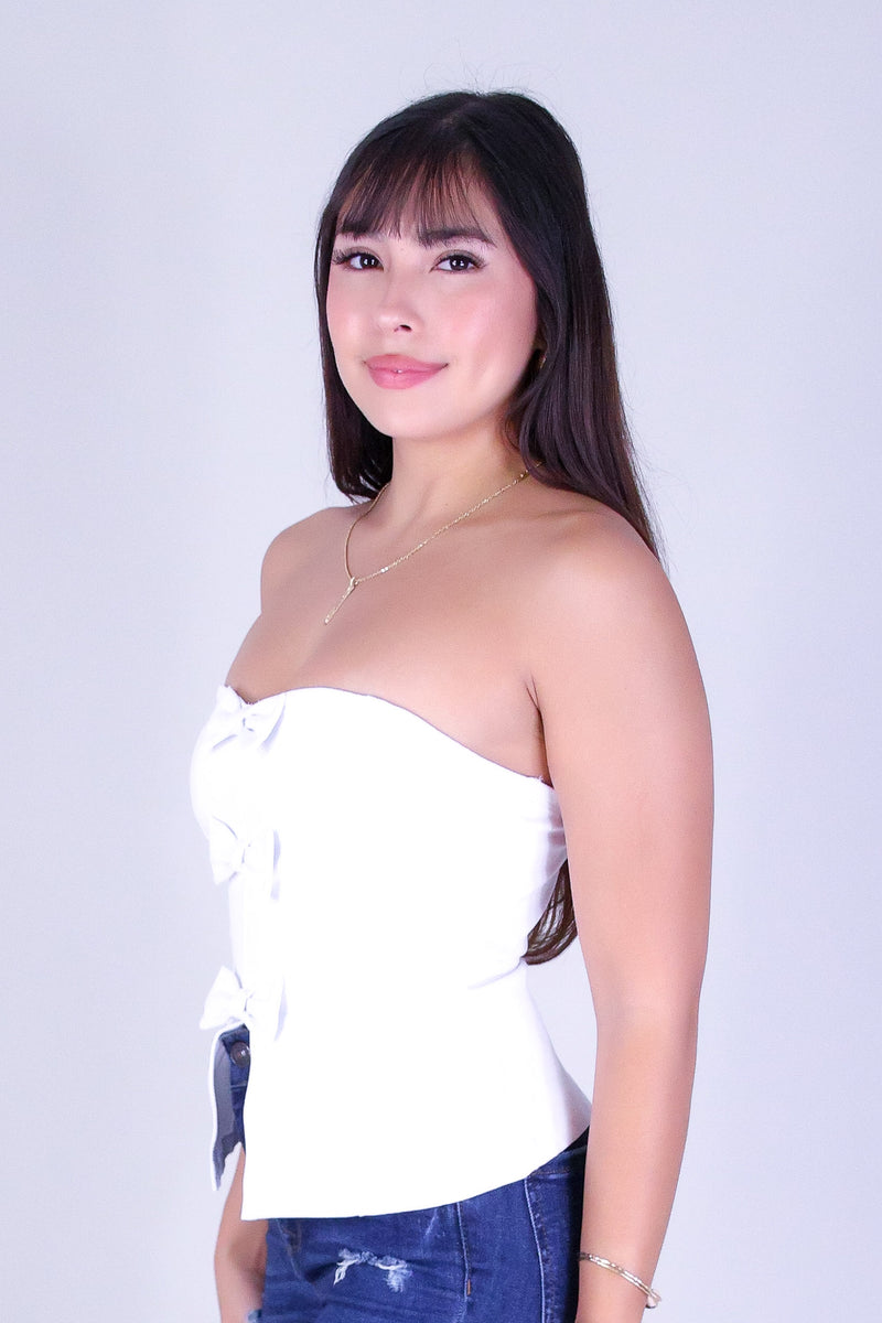 TIED TO YOU TUBE TOP