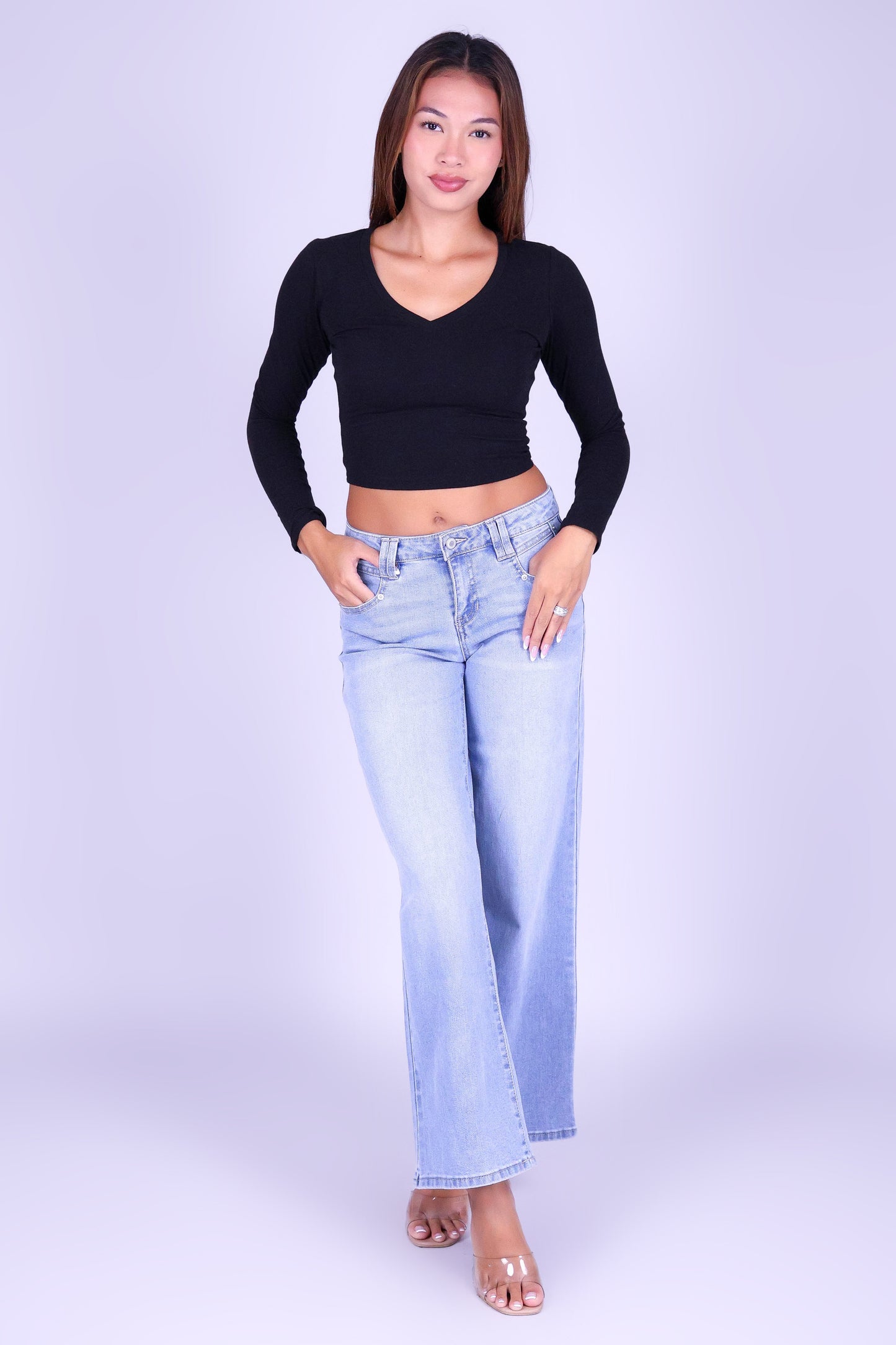 BLUE HAVEN WIDE LEG JEANS