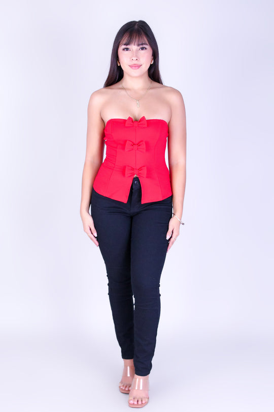 TIED TO YOU TUBE TOP