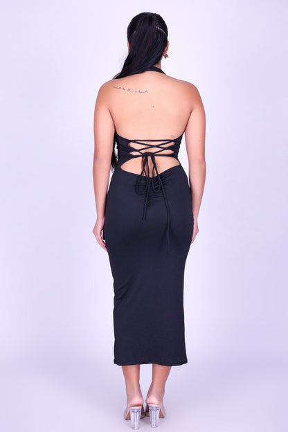 IT GIRL HALTER DRESS