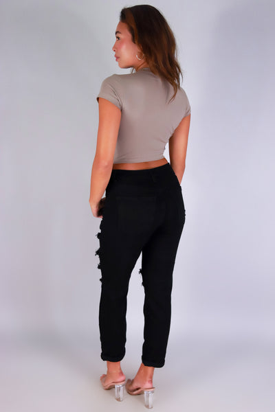 Jeans Warehouse Hawaii - JEANS - KIANA BOYFRIEND JEANS | By WAX JEAN