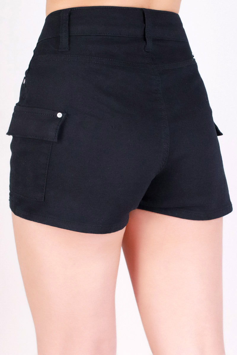 Jeans Warehouse Hawaii - SOLID WOVEN SHORTS - CARGO CHIC SHORTS | By WAX JEAN