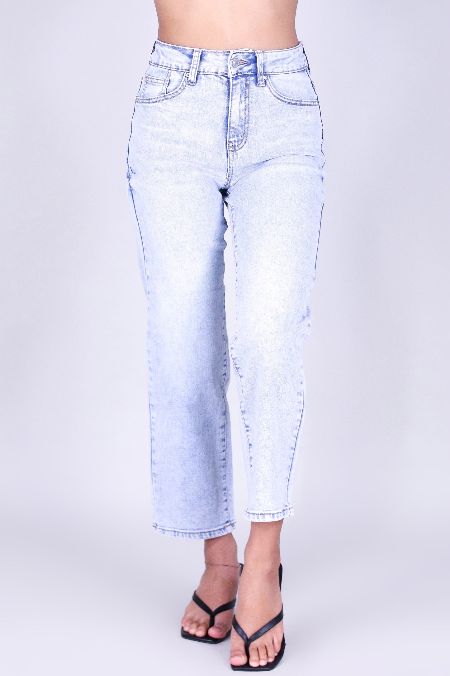 ALL-DAY CROP DENIM JEANS
