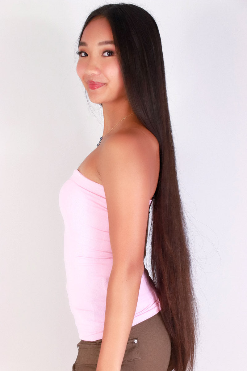 Jeans Warehouse Hawaii - TANK/TUBE SOLID BASIC - KEEP A SECRET TUBE TOP | By LOVE POEM