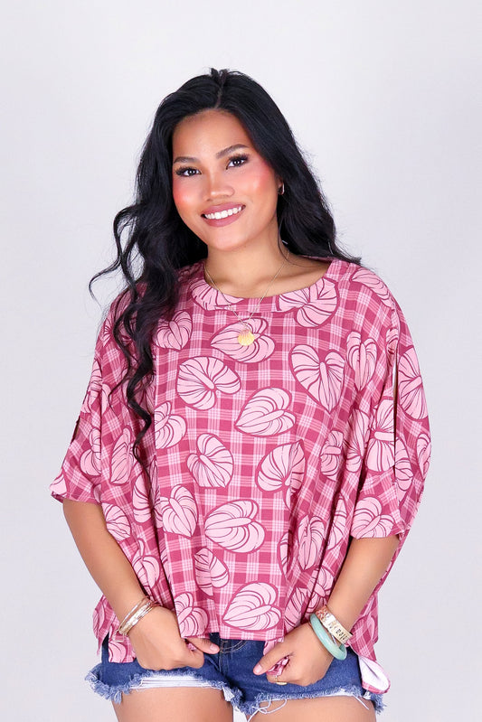 ANTHURIUM PALAKA BLOUSE