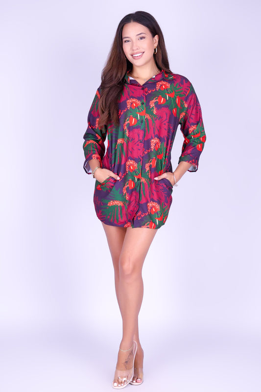 LUANA BUTTON DOWN DRESS