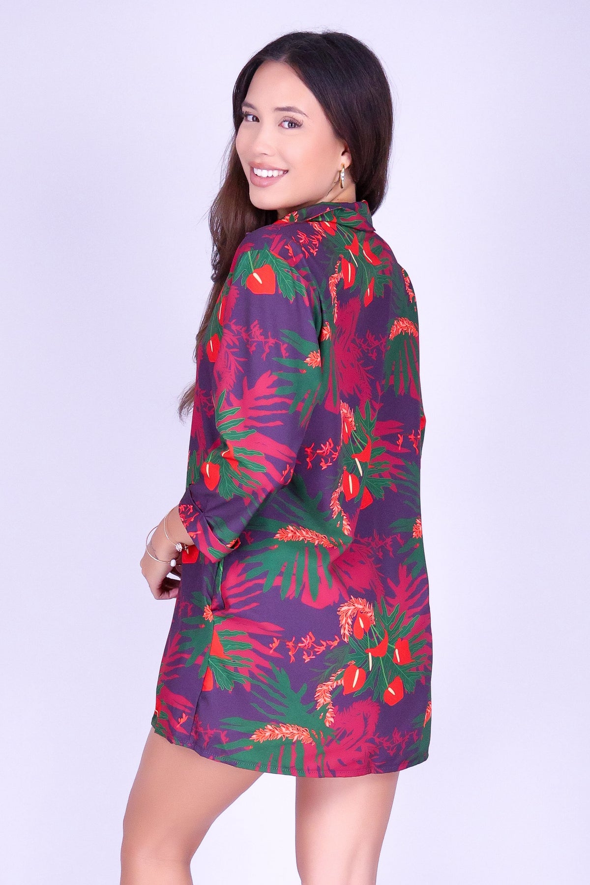 LUANA BUTTON DOWN DRESS
