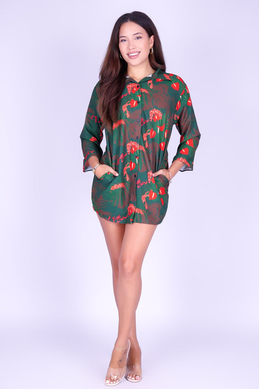 LUANA BUTTON DOWN DRESS