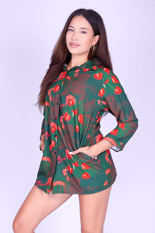 LUANA BUTTON DOWN DRESS
