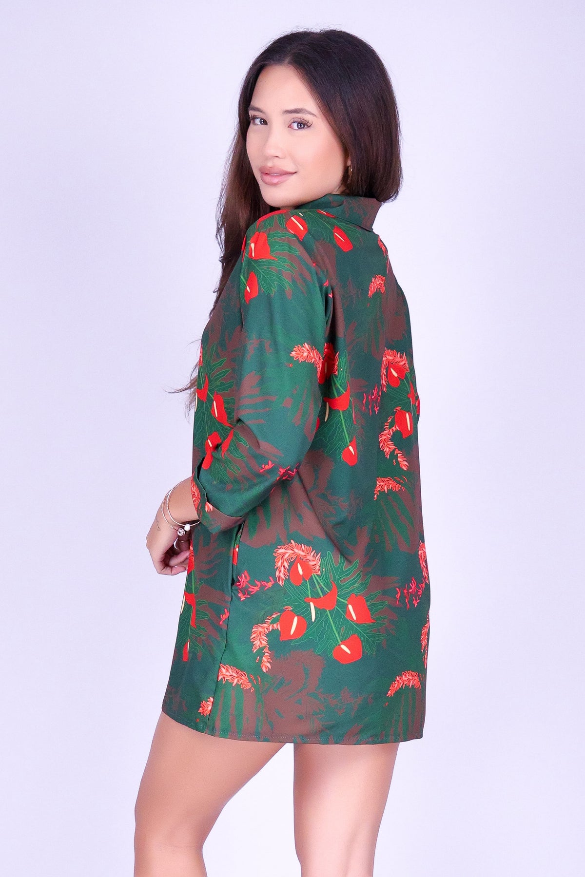 LUANA BUTTON DOWN DRESS