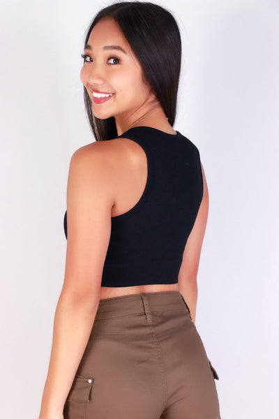 Jeans Warehouse Hawaii - SL CASUAL SOLID - BODY WHISPER CROP TOP | By ANWND