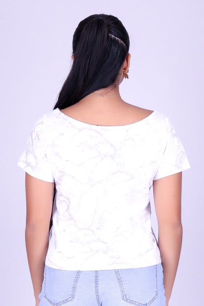 DEEP WOODS OFF SHOULDER TOP