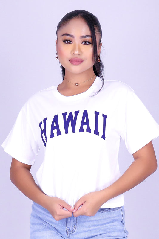 HAWAII CROP VARSITY TEE