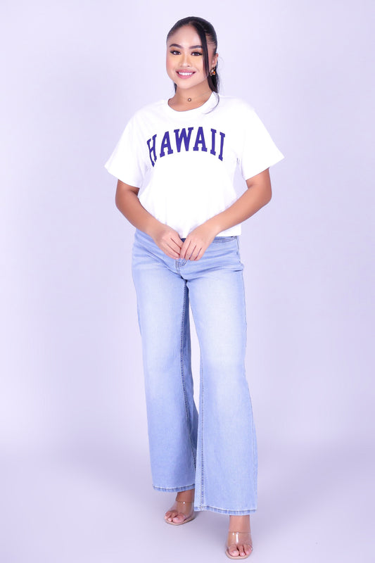 HAWAII CROP VARSITY TEE