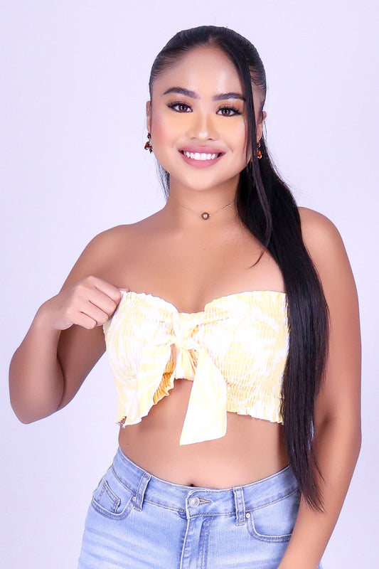 ENDLESS SUMMER SMOCKED TUBE TOP