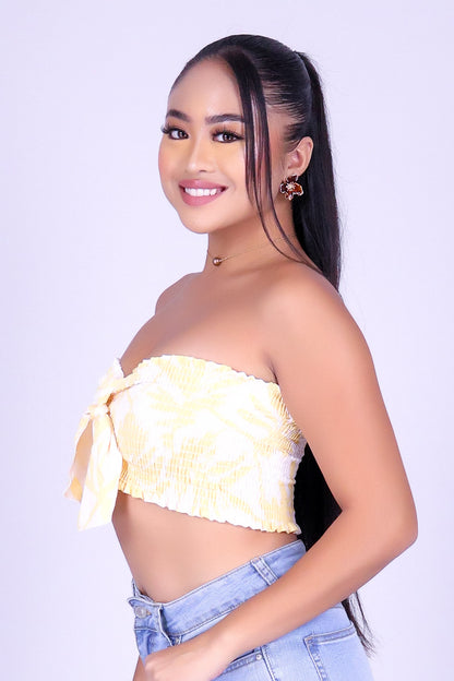 ENDLESS SUMMER SMOCKED TUBE TOP