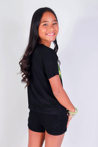 Jeans Warehouse Hawaii - S/S PRINT 2-16 - MAILE PUA LEI TEE | KIDS SIZE 2-16 | By LUZ