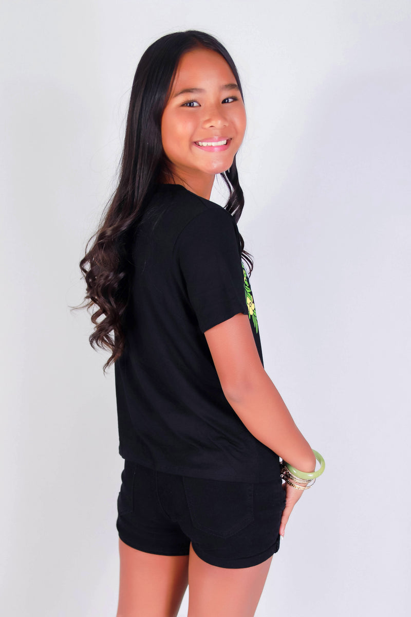 Jeans Warehouse Hawaii - S/S PRINT 2-16 - MAILE PUA LEI TEE | KIDS SIZE 2-16 | By LUZ