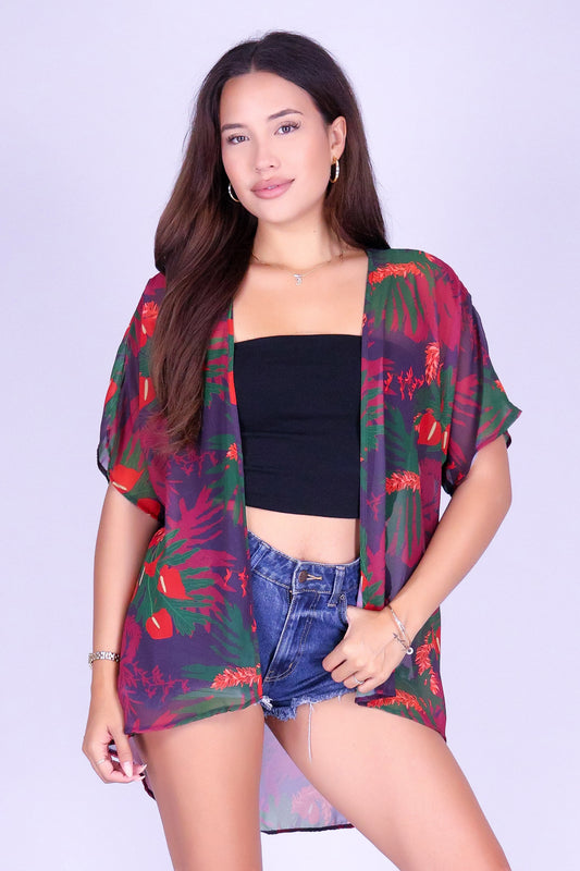 LUANA CHIFFON CARDIGAN