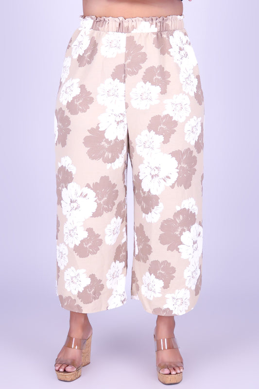 FLORAL VEIL PANTS
