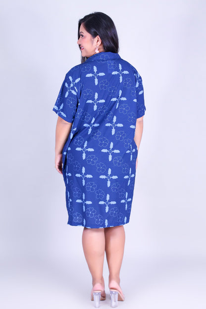 ULUA QUILT BUTTON DOWN DRESS