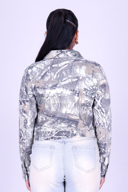 WILDERNESS MUSE HUNTING CAMO DENIM JACKET
