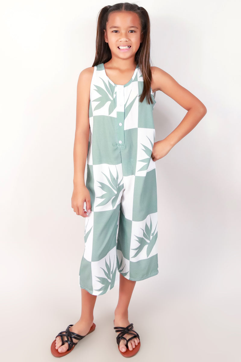 Jeans Warehouse Hawaii - DRESSES 4-6X - BIRD OF PARADISE JUMPSUIT | KIDS SIZE 4-6X | By LUZ