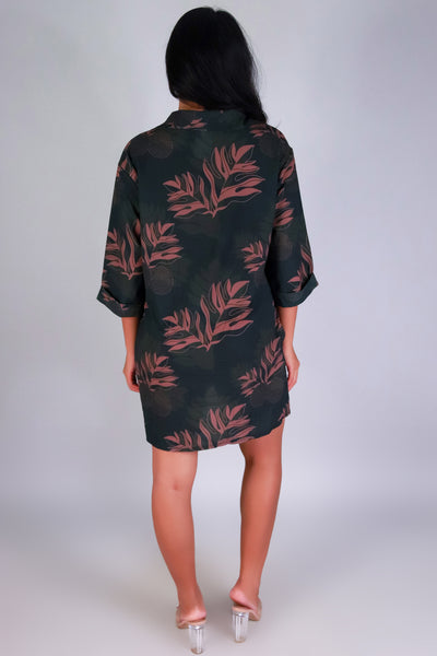 ULU BUTTON DOWN DRESS