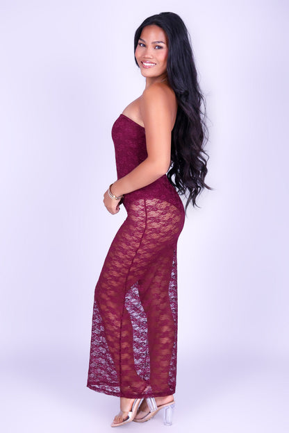 LOVER'S LACE MAXI DRESS