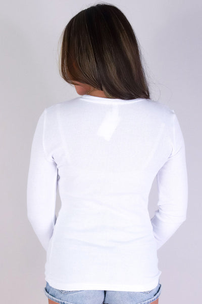 Jeans Warehouse Hawaii - L/S SOLID FASHION CASUAL - EVERYDAY EDIT LONG SLEEVE TOP | By ROSIO