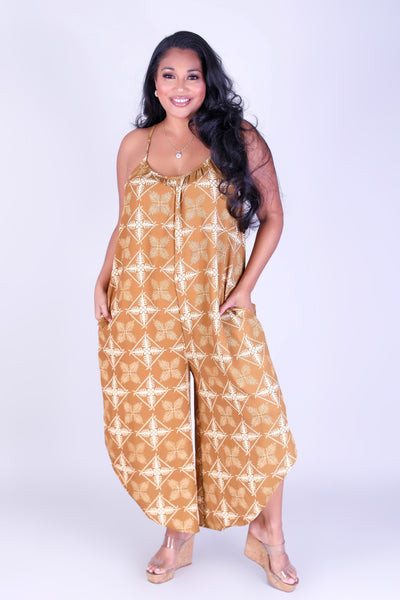 ULU QUILT NO WAIST JUMPSUIT