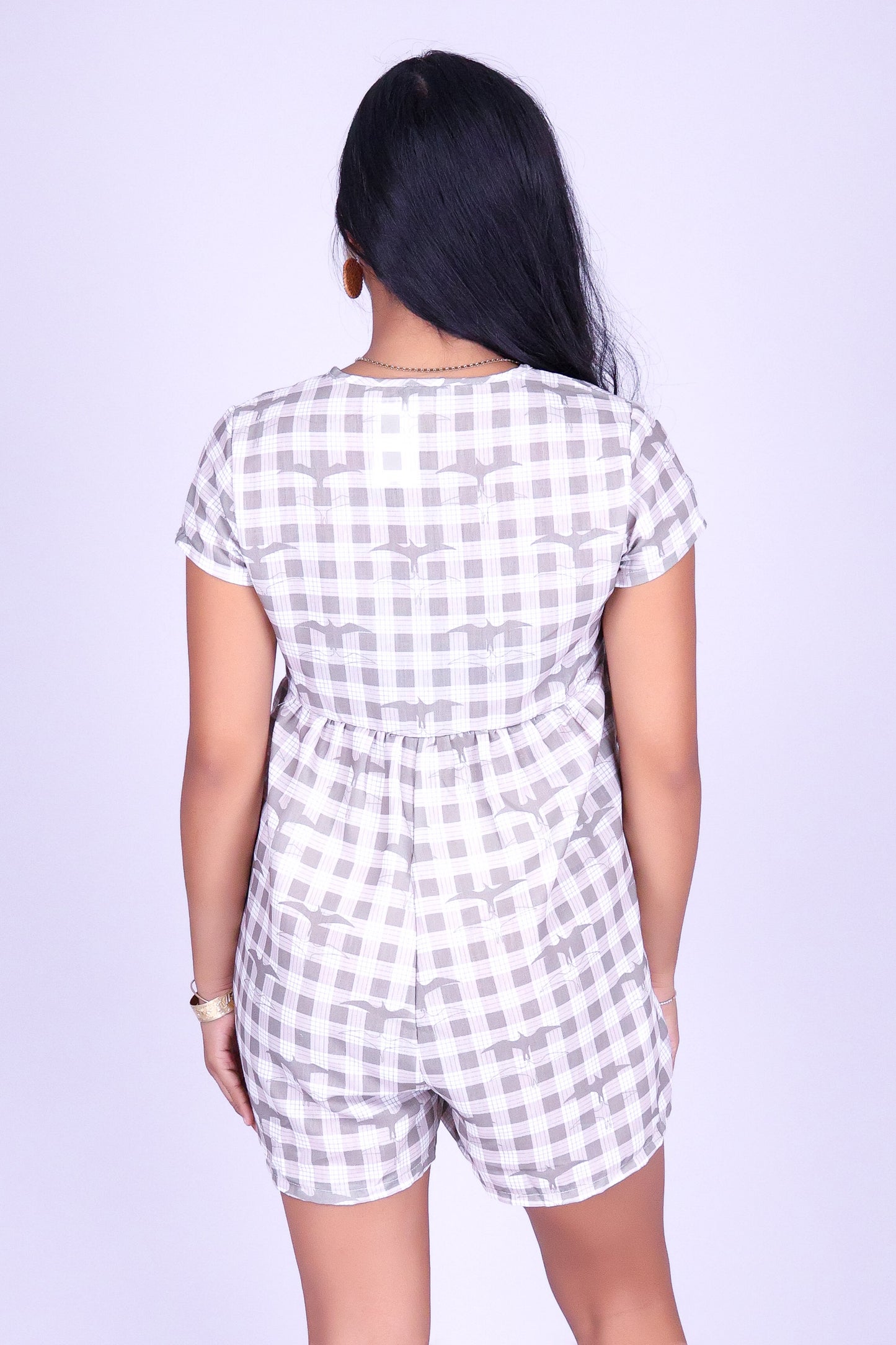 IWA PALAKA BUTTON DOWN ROMPER