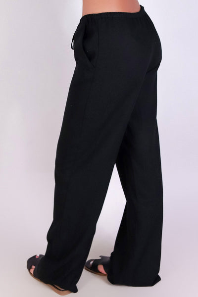 Jeans Warehouse Hawaii - SOLID WOVEN PANTS - BAHAMA GLOW LINEN PANTS | By STYLE MELODY