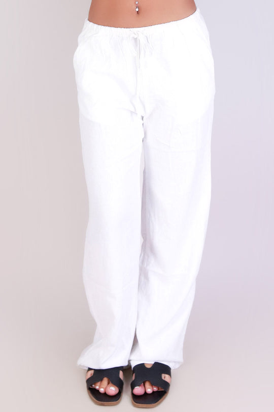 BAHAMA GLOW LINEN PANTS